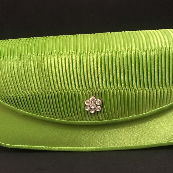 Lime Green Evening Purse - Picture 5 of 9